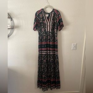 Fun print maxi dress